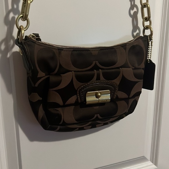 COACH Kristin Brown Shoulder/Crossbody Bag - Picture 5 of 12